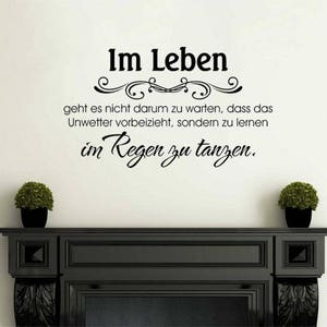 Tanz im Regen Wand Kunst Aufkleber, Moderne Übertragung, PVC-Aufkleber.