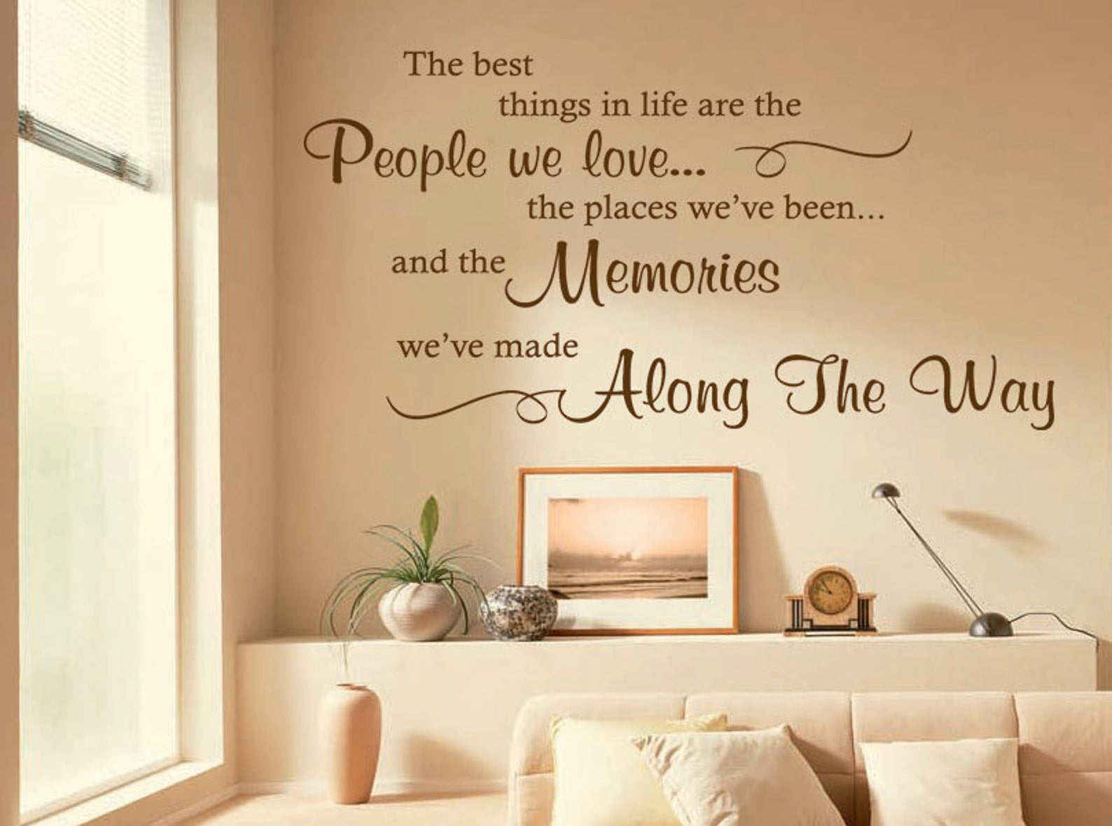 Wall Sticker the Best Things in Life... Wall Art Etsy