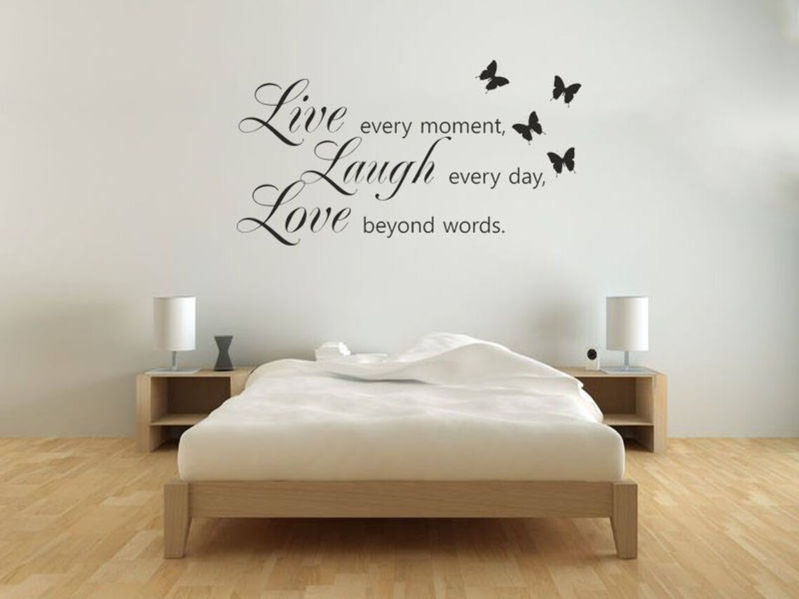 Live Laugh Love Wall Art Sticker, Modern Vinyl Transfer, PVC Decal - Etsy