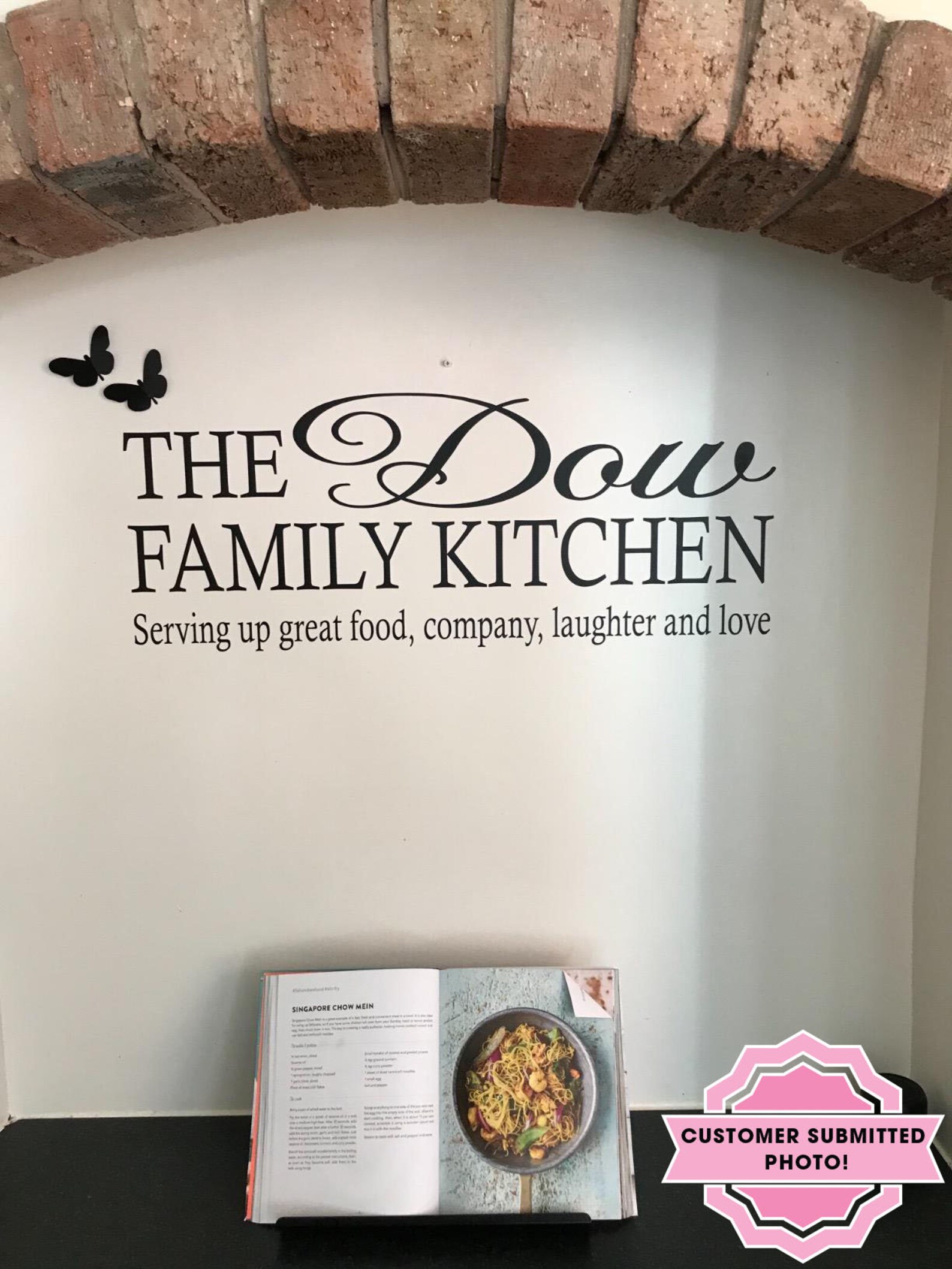 PERSONALISED the Family Kitchen... Wall Art Etsy