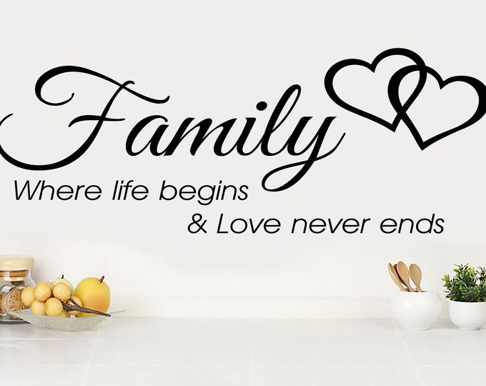 Romantic Wall Art 'being in Love' Quote Modern Decal Etsy