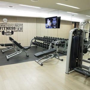 Fitness Gym Wall Art, Sticker, Self Adhesive, Modern Transfer, Decoration, Decal