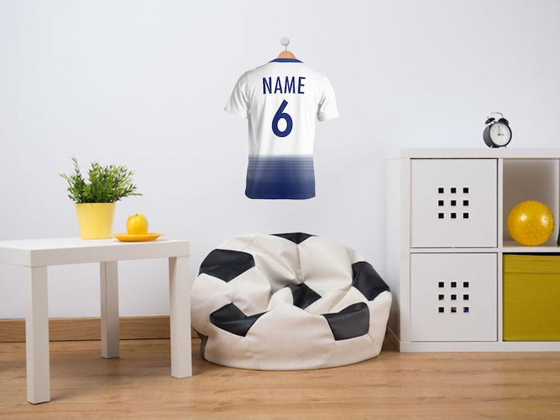 Transfer PVC Decal PERSONALISED Football Wall Art Soccer 3D Sticker