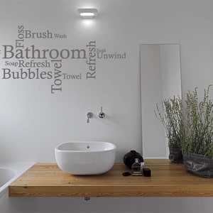 Autocollant Mural Drôle Salle De Bain - Neuf, Citation Humoristique, Parfait Déco