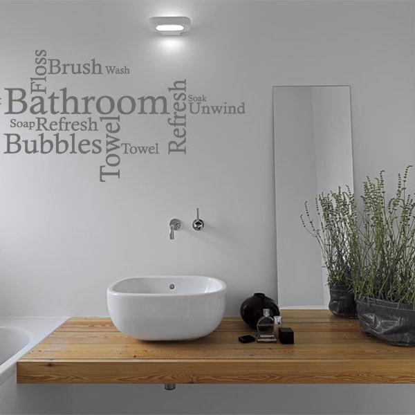 Bathroom Wall Quotes - Etsy