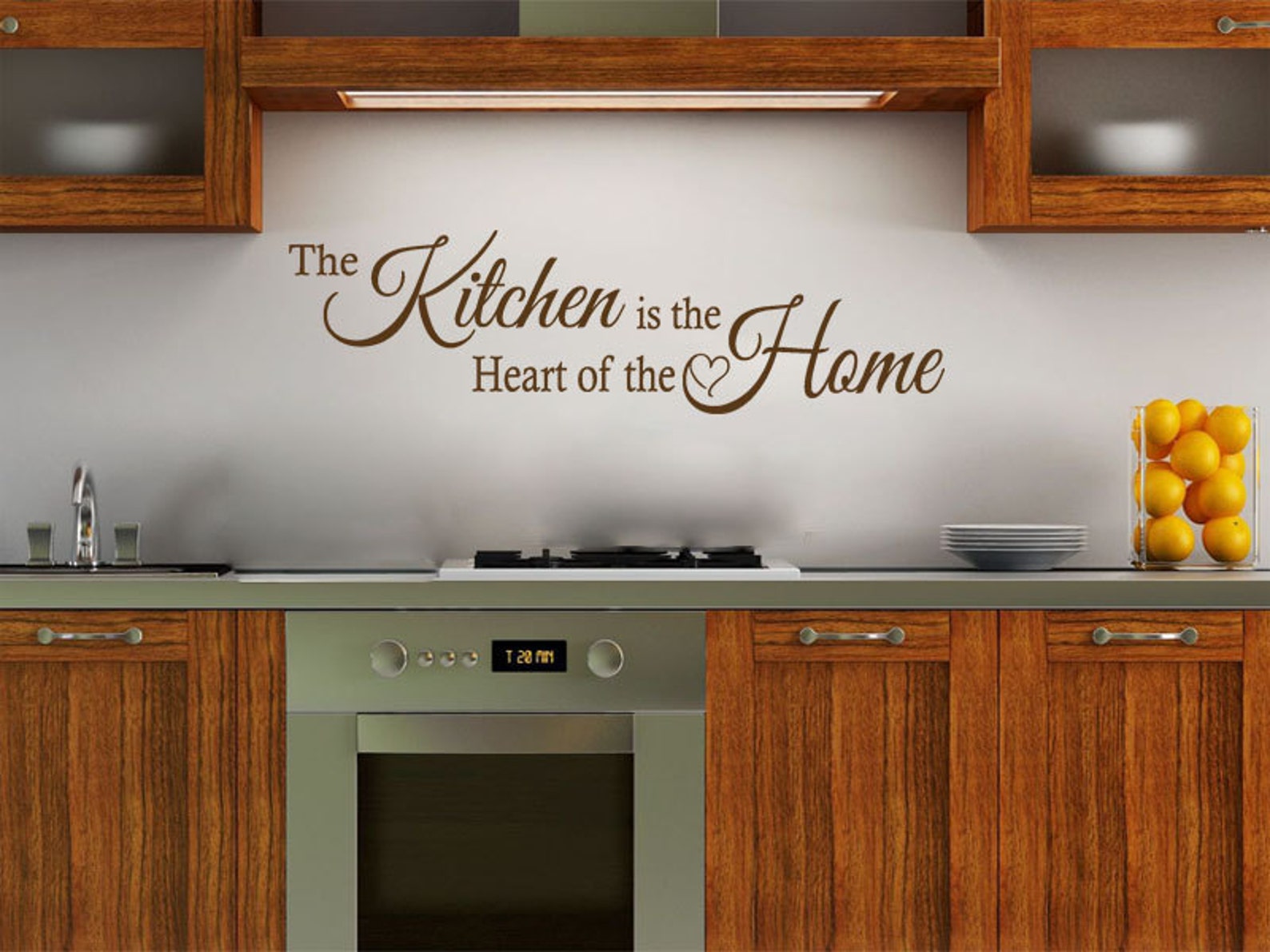 Kitchen Wall Quote the Kitchen is the Heart of the - Etsy