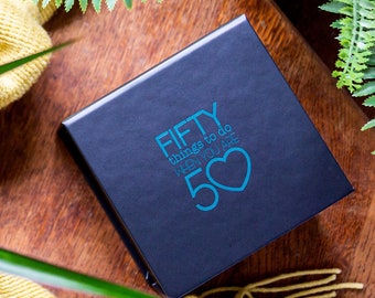 Fifty Things To Do When You Are 50 - 50th birthday gift | celebrations last all year, for those who already have everything!