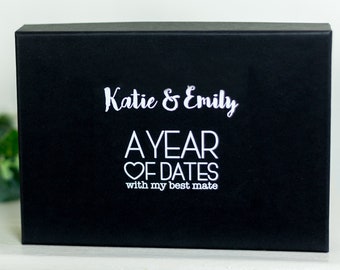 A Year of Dates with my Best Mate - A unique galentine gift for you AND your best friend, your Bff. Help make more time for each other.