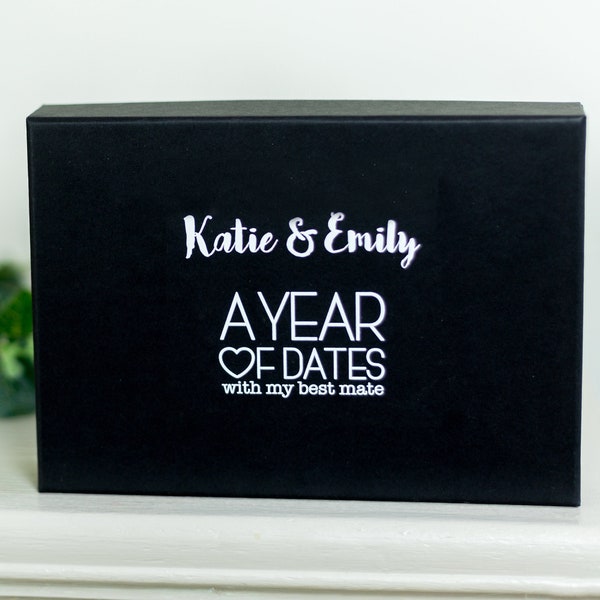 A Year of Dates with my Best Mate - A unique galentine gift for you AND your best friend, your Bff. Help make more time for each other.