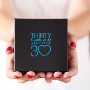 30th Birthday Gift - Thirty Things To Do When You Are 30 | A 30th birthday present for those with everything