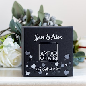 A Year of Dates Wedding Edition - Box of 52 Date ideas - Romantic gift for all couples