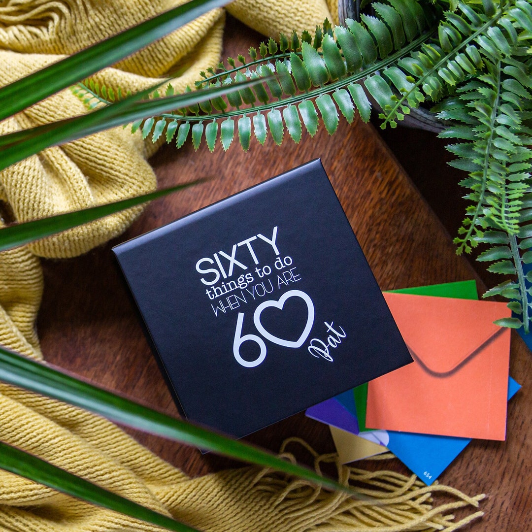 Personalised Sixty Things to Do When You Are 60 | 60th Birthday Gift ...