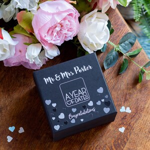A Year of Dates Wedding Edition Box of 52 Date ideas Romantic gift for all couples image 2