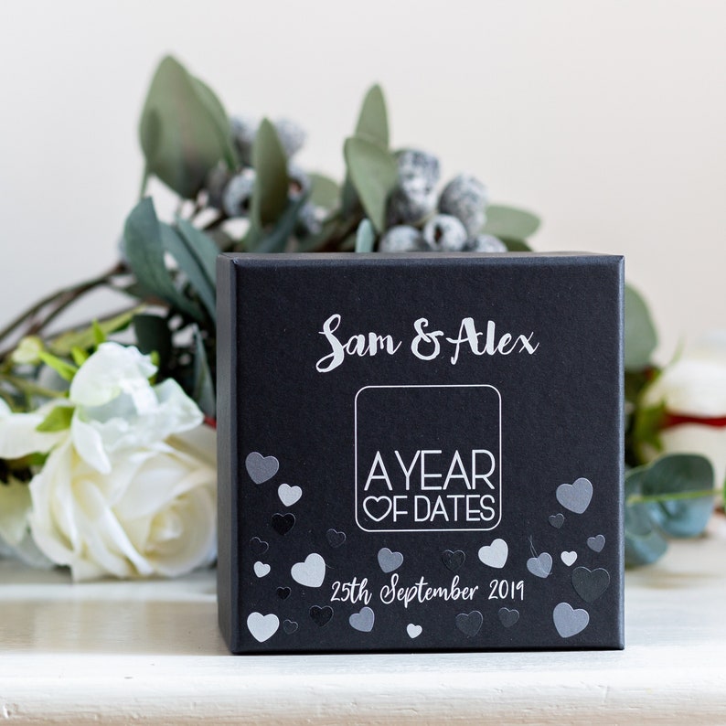 A Year of Dates Wedding Edition Box of 52 Date ideas Romantic gift for all couples image 1