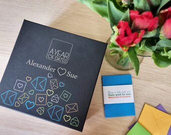 A Year of Dates 3 Month Subscription - Perfect couples Wedding present or Anniversary gift