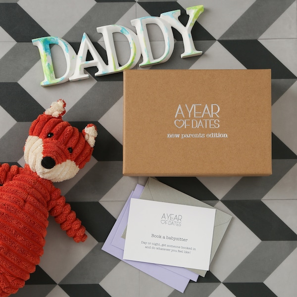 New Parents date box | Father's Day Gift | present for new parents | keep the romance alive | date nights ideas | stay at home dating