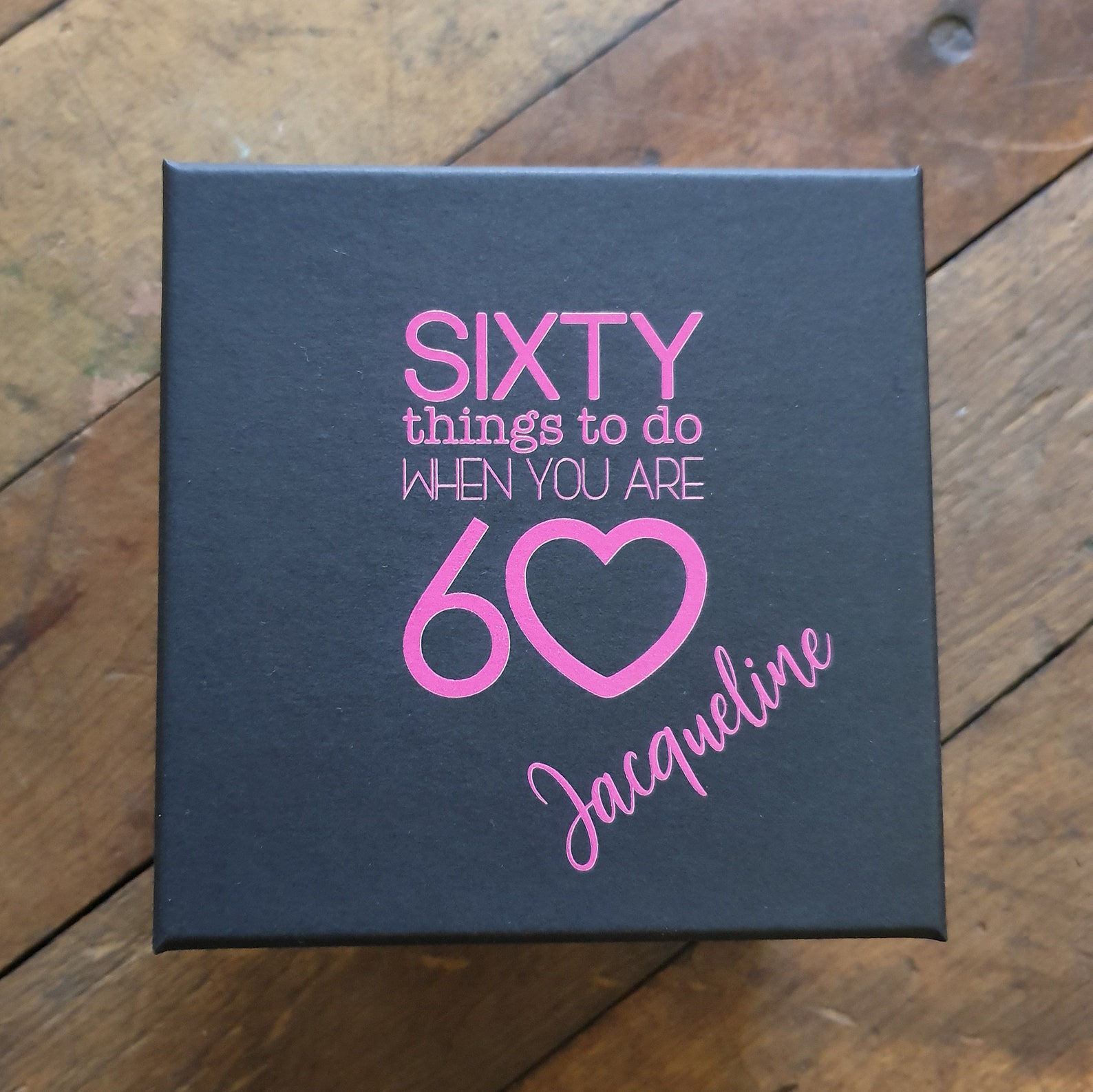 Personalised Sixty Things to Do When You Are 60 | 60th Birthday Gift ...