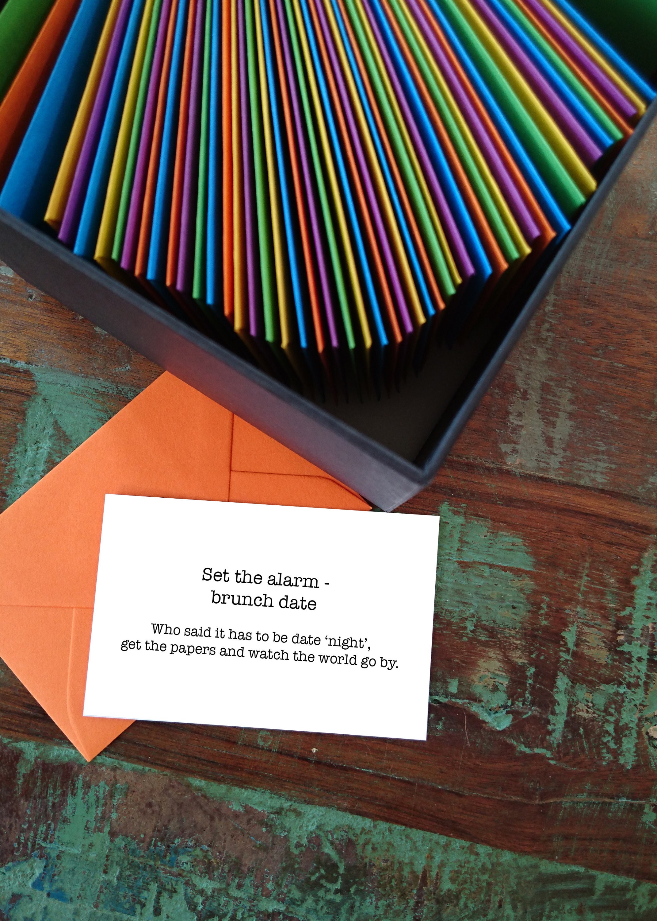 A Year of Dates Paper Anniversary Edition Box of 52 Date - Etsy