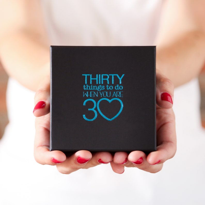 Thirty Things To Do When You Are 30 30th Birthday Gift Etsy