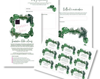 Summer Date Ideas & Planners - a Digital Download
