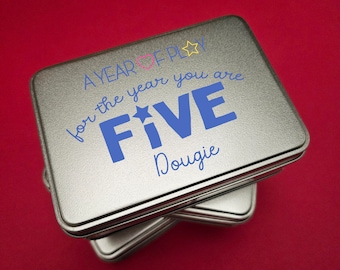 Personalised Birthday Activity Ideas For A Five Year Old | Fifth Birthday Gift | Family gift