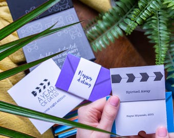 A Year of Dates: Movie Edition – Watch a different movie together each week! Ideal Couples Christmas  present or Wedding or Anniversary gift