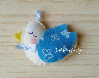 felt bird baptism favors birthday favors felt animals 1st birthday felt favors animals favors Bird felt favor baby shower favors
