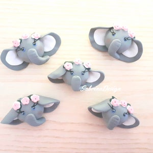 Elephant safari favors, baptism favors, baby shower favors, safari birthday, safari party, animals favors, safari animals, elephant magnet