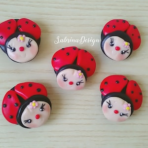 Bomboniera coccinella, bomboniera battesimo, bomboniere laurea, bomboniere comunione bimba
