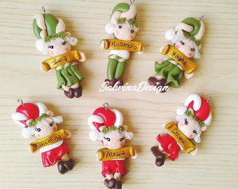 Christmas elf, christmas balls, tree ornaments, Christmas elves, Christmas supplies, hanging tree elf, Santa Claus elf