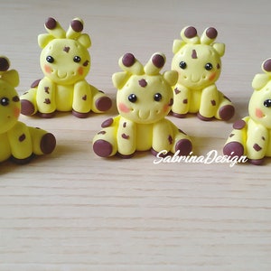 Giraffe favor, baptism favors, baby shower favors, safari animals favors