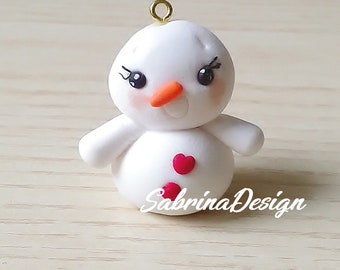 Christmas snowman, tree decoration, Christmas gift, tree balls, Christmas charms, hanging snowman