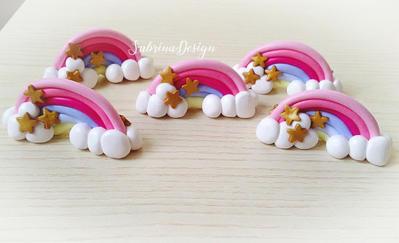 MIKIMIQI 12 Scatole Porta Confezione Regalo A Forma Di Arcobaleno Bohémien – Ideali Per Bomboniere, Feste Di Compleanno E Baby Shower (16x9.4x9.4 Cm)