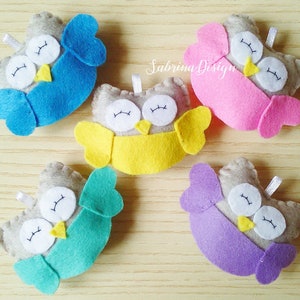 Owl felt favors, owl favor, baptism favors, baby shower owl, baby shower favors, birthday favors, felt favors, first birthday, felt owl