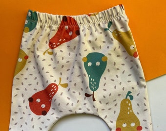 Leggings pour bébé, sarouel pour enfants, impression de poires drôles, nouveau cadeau de bébé