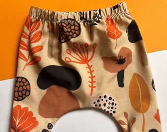 Mushroom Baby Leggings, Children's Harem Pants, New Baby Gift