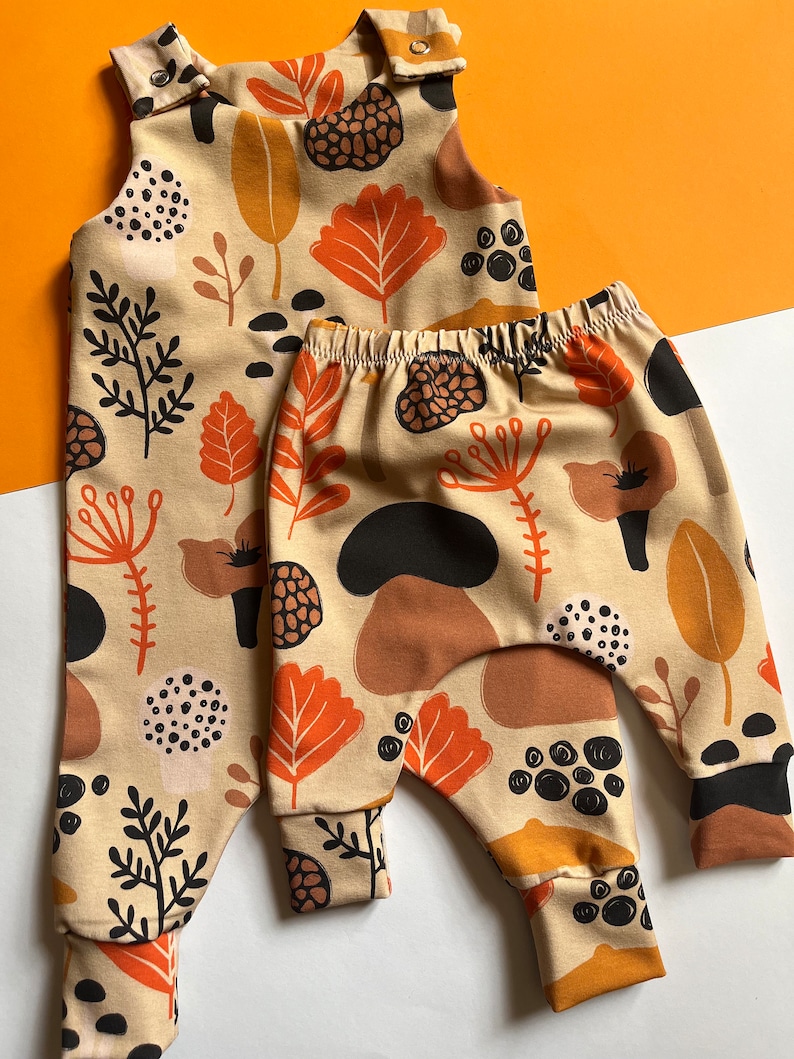 Leggings champignon bébé, sarouel enfant, cadeau nouveau-né image 5