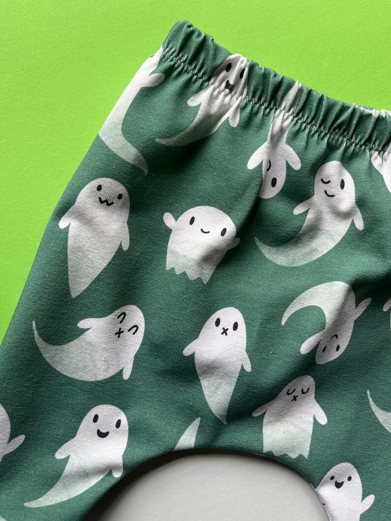 Ghost Baby Leggings, Halloween Children's Trousers, Kids Harem Pants image 4