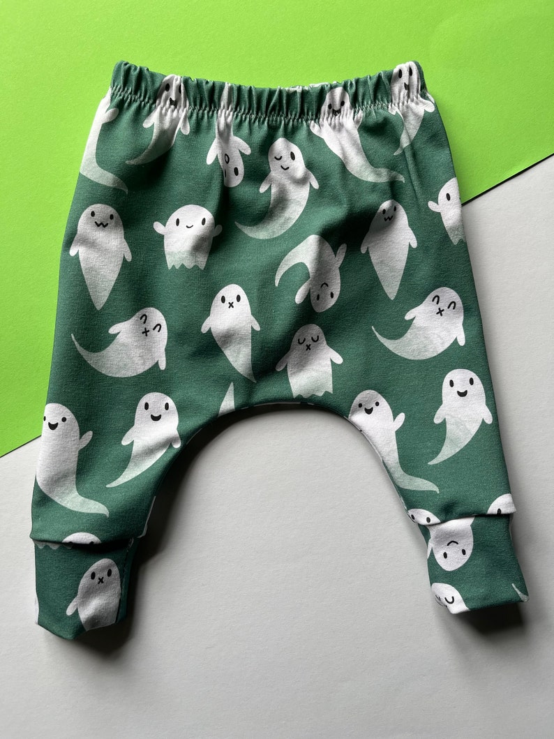 Ghost Baby Leggings, Halloween Children's Trousers, Kids Harem Pants image 1