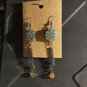 Starburst Dangle Earrings