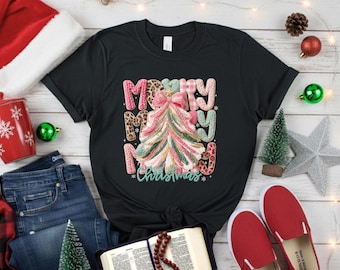 Mery Christmas with Tree T-Shirt