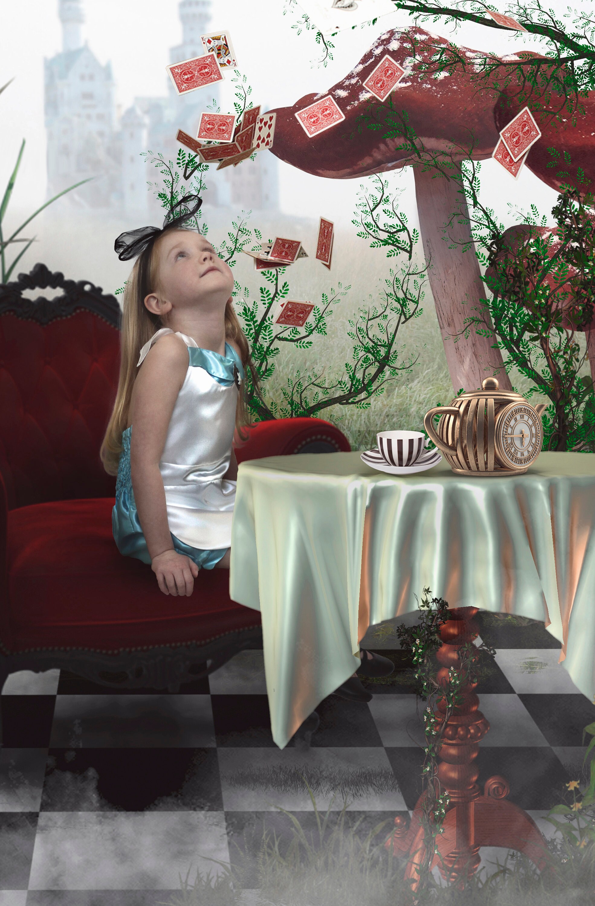 Digital Backdrops | Digital Backdrop | Digital Backgrounds | Alice in Wonderland Background |Alice in wonderland Backdrop | Fairy backdrop