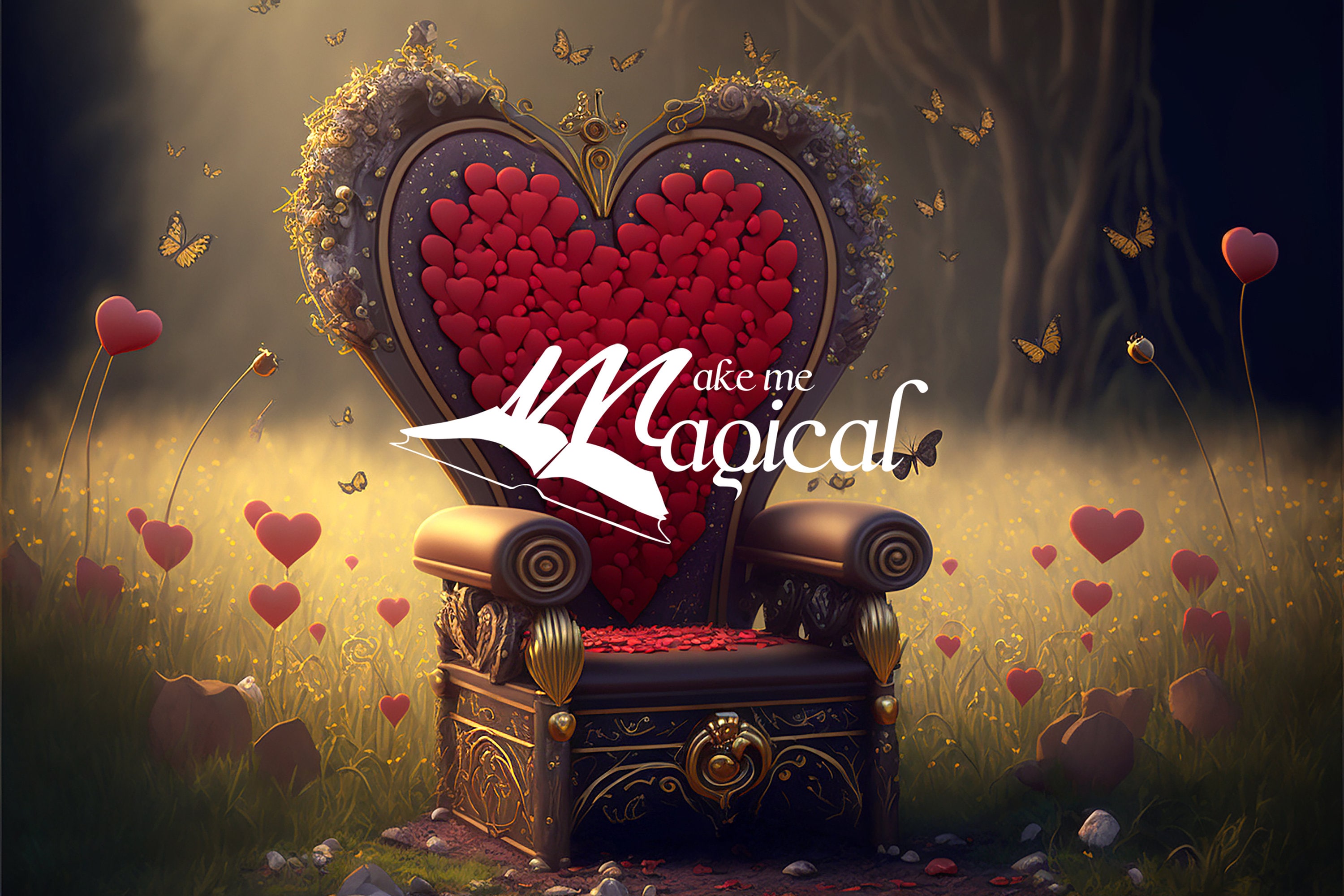 Alice in Wonderland Queen of Hearts Heart Shaped Chairs Queen