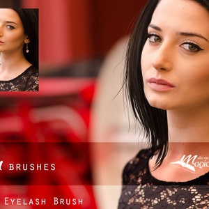 Hair Brush Photoshop abr file bonus eyelash brush by makememagical, hair painting, painted hair, digital hair, photoshop hair, hair abr file