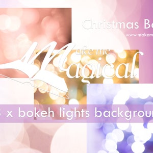 Christmas Bokeh Lights pack of 33 digital backdrops, bokeh texture, bokeh overlays, bokeh lights, pastel bokeh, bokeh orbs, bokeh photos