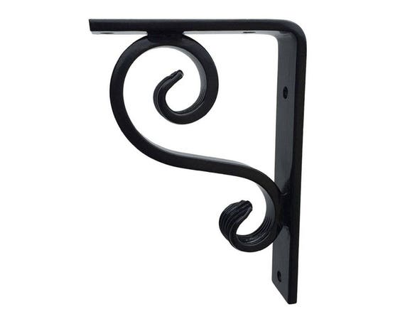 5x7 Hand Forged Wrought Iron Shelf Bracket Etsy