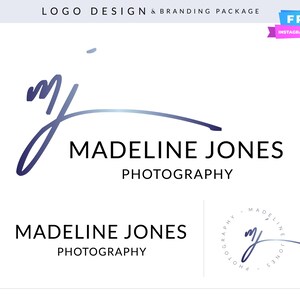 Logotipo con guion para profesionales de la belleza, organizadores de eventos, marcas de jabón, estilistas de moda, joyerías, marcas de mascotas y estudios de decoración del hogar.