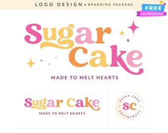 Diseño de logotipo de estrella femenina: kit de marca moderno para empresas creativas