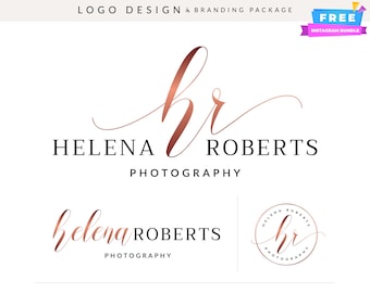 Premade logo, Script logo, Modern logo, Minimalist brand design, Small business branding, Boutique logo design, Handwritten logo designs