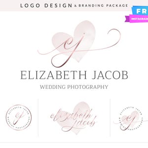 Minimaal monogram-logo-ontwerp: aangepaste elegante branding voor mode- en boetiekstudio&#39;s